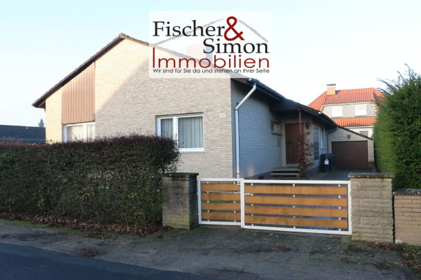 Nienburg OT Holtorf - ebenerdiges, sehr gepflegtes Einfamilienhaus mit Vollkeller und Garage