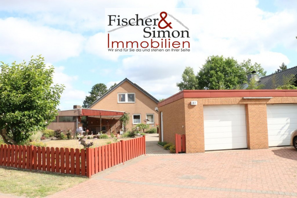 Haßbergen-sehr gepflegte Immobilie mit Wintergarten, Photovoltaikanlage und Doppelgarage