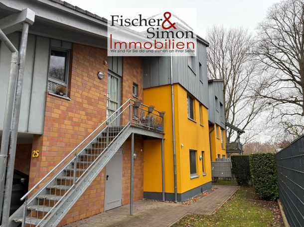 Nienburg-moderne, stadtnahe 2 Zimmer Architekenwohnung im Erdgeschoss, direkt an der Weser