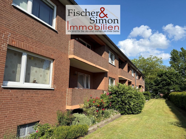 Nienburg - verlässlich vermietete ,helle 3 Zimmer Wohnung im Erdgeschoss mit Loggia u. Stellplatz